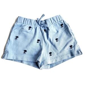 Ralph Lauren 3T Polo Embroidered Cotton Shorts Blue